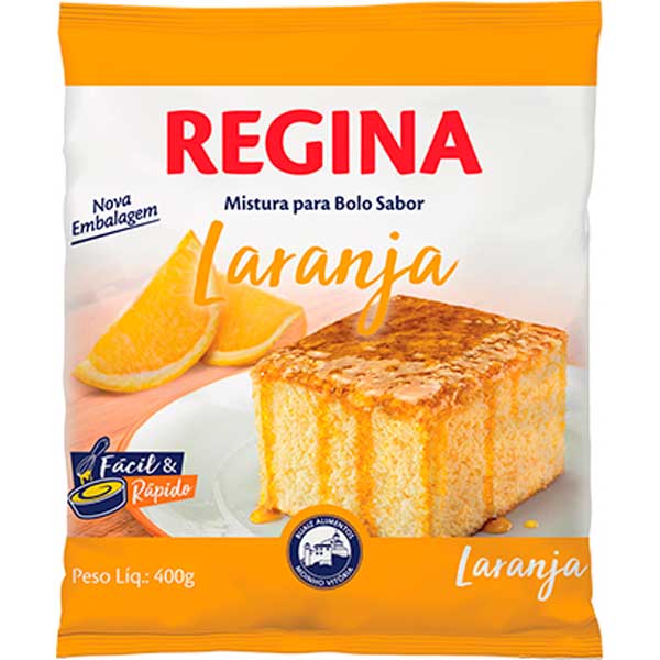 MISTURA BOLO REGINA 400G LARANJA