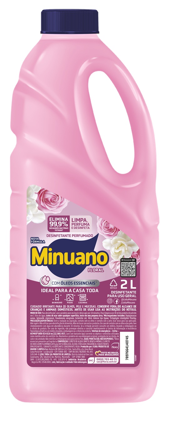 DESINFETANTE MINUANO 2L FLORAL