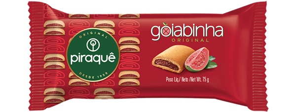 BISC PIRAQUE  75G ROLADINHO GOIABINHA