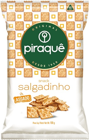 BISC PIRAQUE 100G SALGADINHO