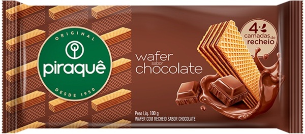 BISC WAFER PIRAQUE 100G CHOCOLATE