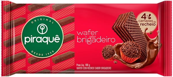 BISC WAFER PIRAQUE 100G BRIGADEIRO