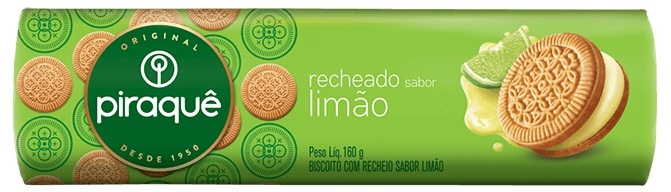 BISC RECH PIRAQUE 160G LIMAO