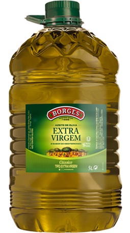 AZEITE PET 5L BORGES EXTRA VIRGEM