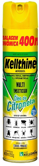 KELLTHINE MULTI INSETICIDA OLEO DE CITRONELA 400ML