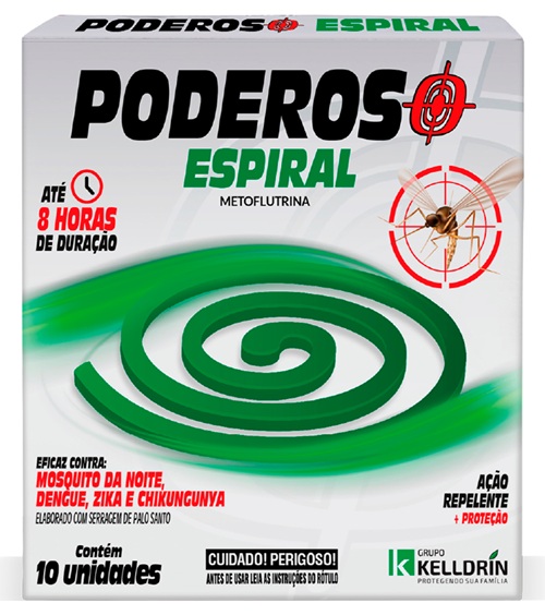 INSETICIDA ESPIRAL KELLDRIN 10UN