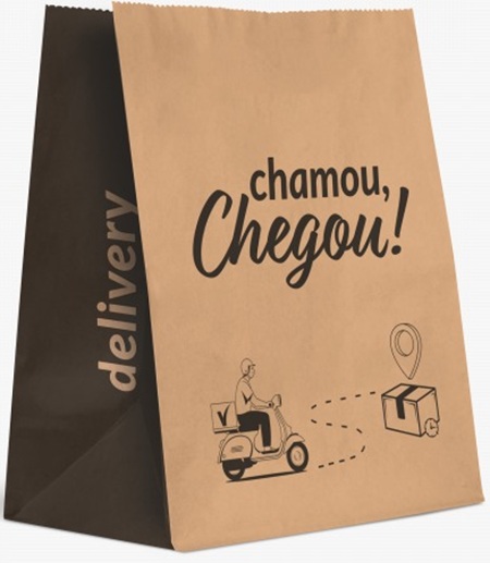 SACO DELIVERY VABENE 32X25CM PAPEL G  C/ 50UN