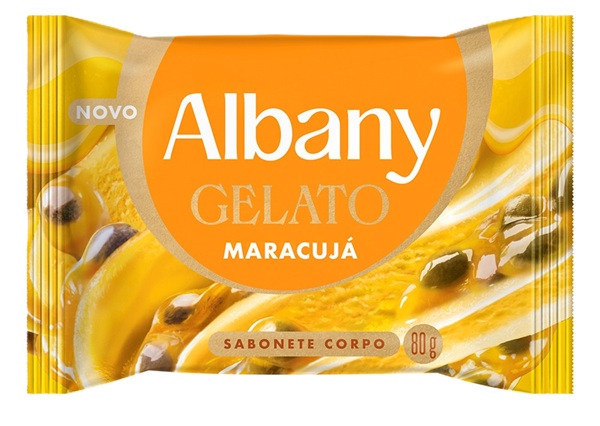 SABONETE ALBANY 80G GELATO MARACUJA
