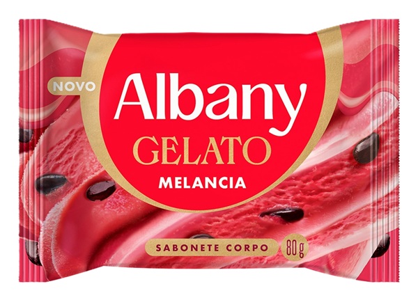 SABONETE ALBANY 80G GELATO MELANCIA