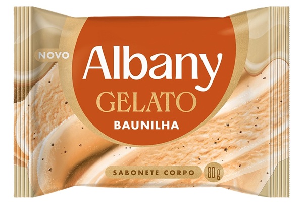 SABONETE ALBANY 80G GELATO BAUNILHA