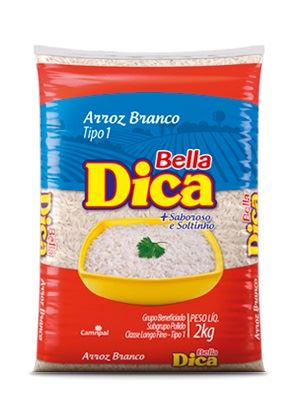 ARROZ BRANCO TIPO 1 BELLA DICA 2KG 