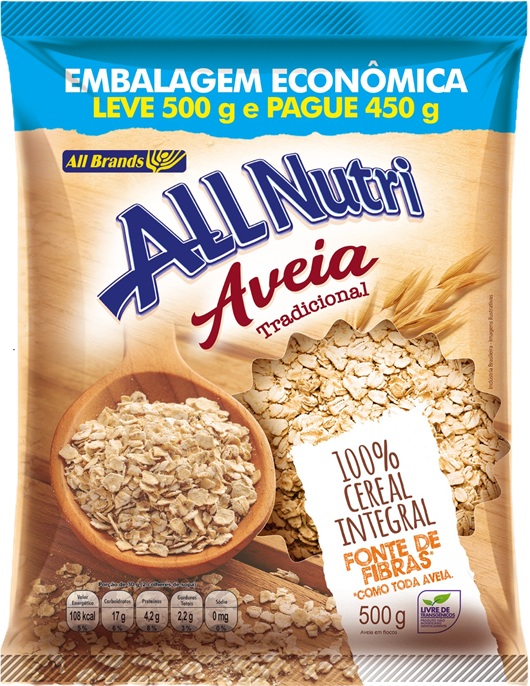 AVEIA ALLNUTRI 500G TRADICIONAL SACHE