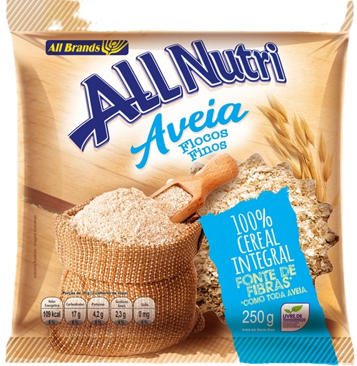 AVEIA ALLNUTRI 250G FLOCOS FINOS SACHE