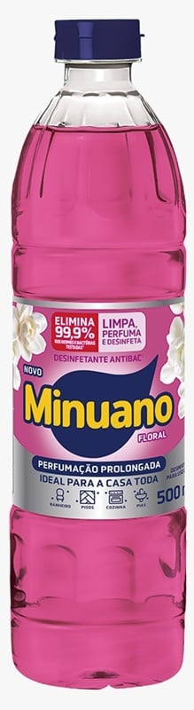 DESINFETANTE MINUANO 500ML TRANSLUCIDO FLORAL