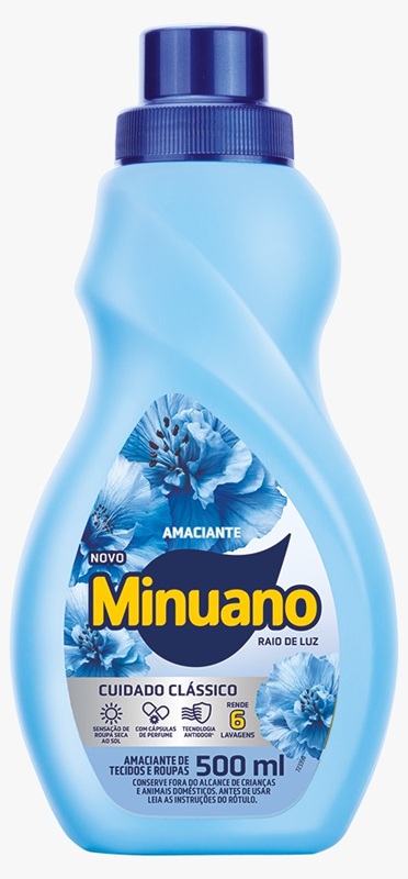 AMACIANTE DILUIDO MINUANO AZUL 500ML