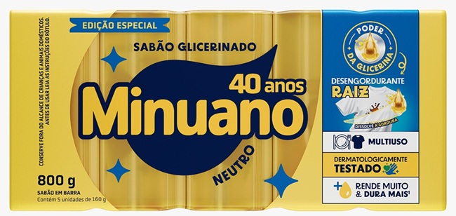 SABAO BARRA MINUANO 800G AMARELO 5X160G