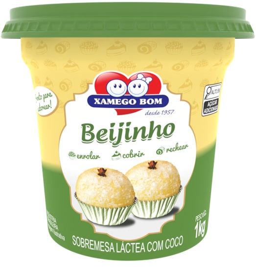 DOCE BEIJINHO XAMEGO POTE 1KG
