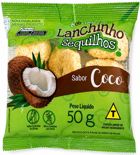 BOMBISCOITO SEQUILHOS  50G COCO