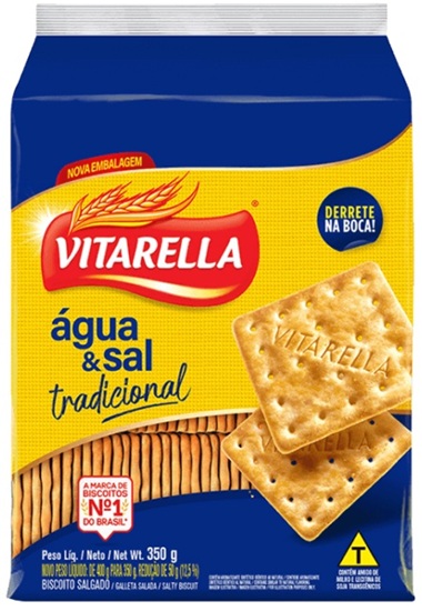 BISC VITARELLA 350G AGUA E SAL