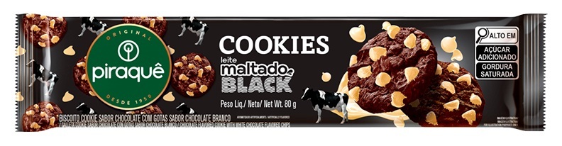 COOKIE PIRAQUE 80G MALTADO BLACK