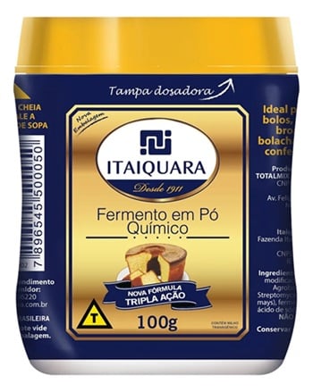 FERMENTO QUIMICO PO 100G ITAIQUARA