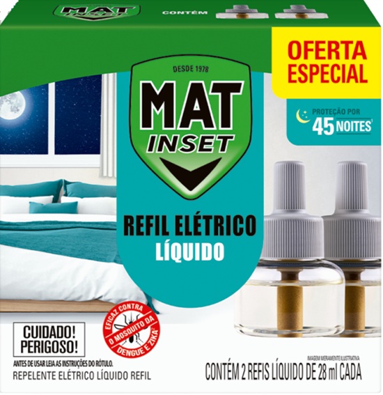 MAT INSET PROMOPACK ELET LIQ 6X 2UN 45 NOITES