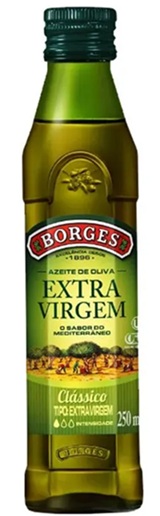 AZEITE VIDRO 250ML BORGES EXTRA VIRGEM