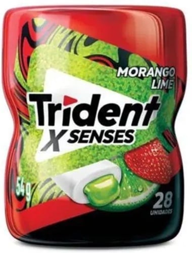 CHICLE TRIDENT XSENSES MORANGO