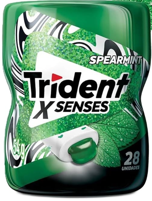 CHICLE TRIDENT XSENSES SPEARMINT