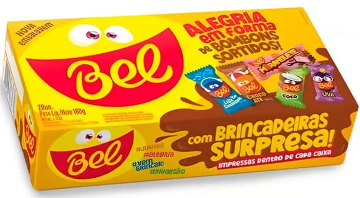 BOMBOM SORTIDO 180G BEL