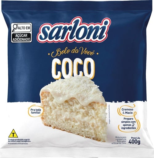 MISTURA BOLO 400G SARLONI COCO