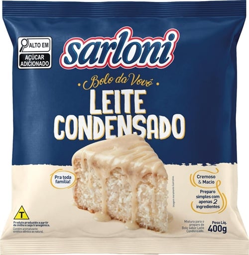 MISTURA BOLO 400G SARLONI LEITE CONDENSADO