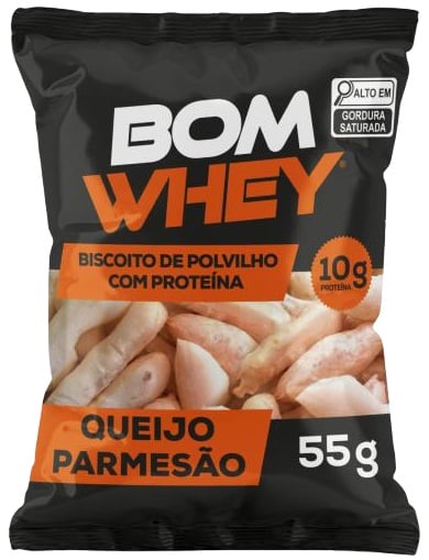 BOMBISCOITO BOM WHEY 55G QUEIJO