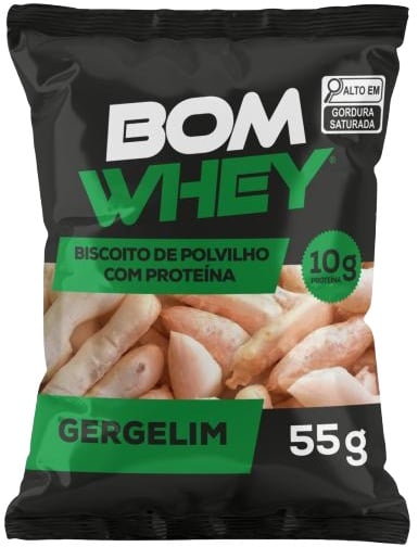 BOMBISCOITO BOM WHEY 55G GERGELIM