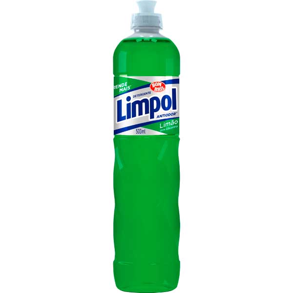 DETERGENTE LIQUIDO LIMPOL 500ML LIMAO