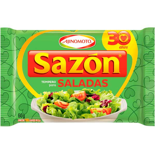 TEMPERO EM PO SAZON 60G VERDE SALADAS 