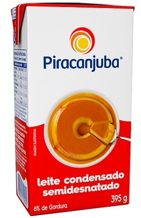 LEITE CONDENSADO PIRACANJUBA  395G TP SEMI-DESNATADO 6%G