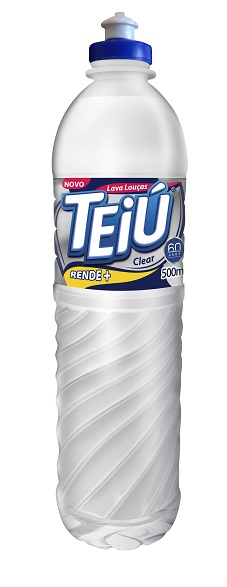 DETERGENTE LIQUIDO TEIU  500ML CLEAR