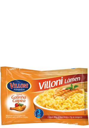 MACARRAO INSTANTANEO VILLONI 63G GALINHA CAIPIRA