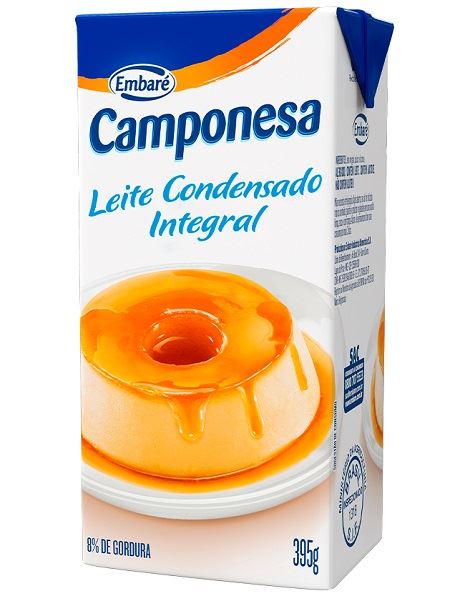 LEITE CONDENSADO CAMPONESA TP 395G INTEGRAL 8%G