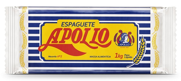 MACARRAO APOLLO COMUM 1KG ESPAGUETTE