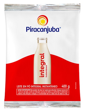 LEITE EM PO PACOTE PIRACANJUBA  400G INTEGRAL INSTANTANEO