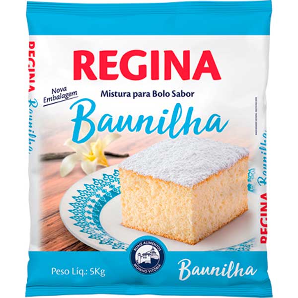 MISTURA BOLO REGINA 5KG BAUNILHA