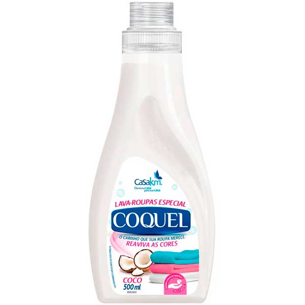 LAVA ROUPAS LIQUIDO COQUEL  500ML COCO