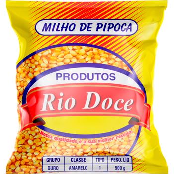 MILHO PIPOCA PCT 500G RIO DOCE 