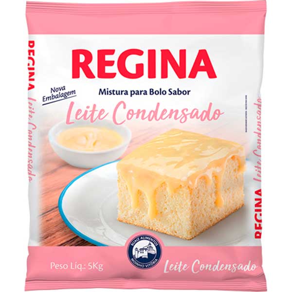 MISTURA BOLO REGINA 5KG LEITE CONDENSADO