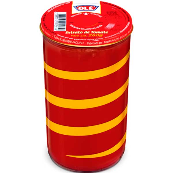 EXTRATO DE TOMATE OLE COPO 260G DECORADO 