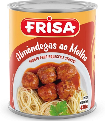 ALMONDEGAS FRISA LATA 430G ALMONDEGAS FRISA LATA 430G