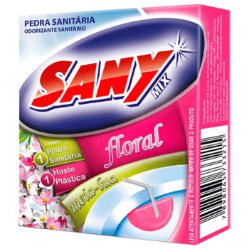 PEDRA SANITARIA SANY MEIA LUA 35G FLORAL