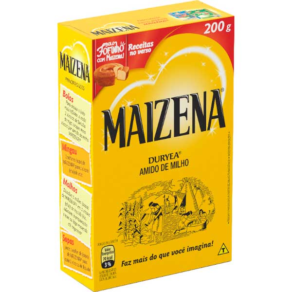 AMIDO DE MILHO MAIZENA CX 200G AMIDO DE MILHO MAIZENA CX 200G